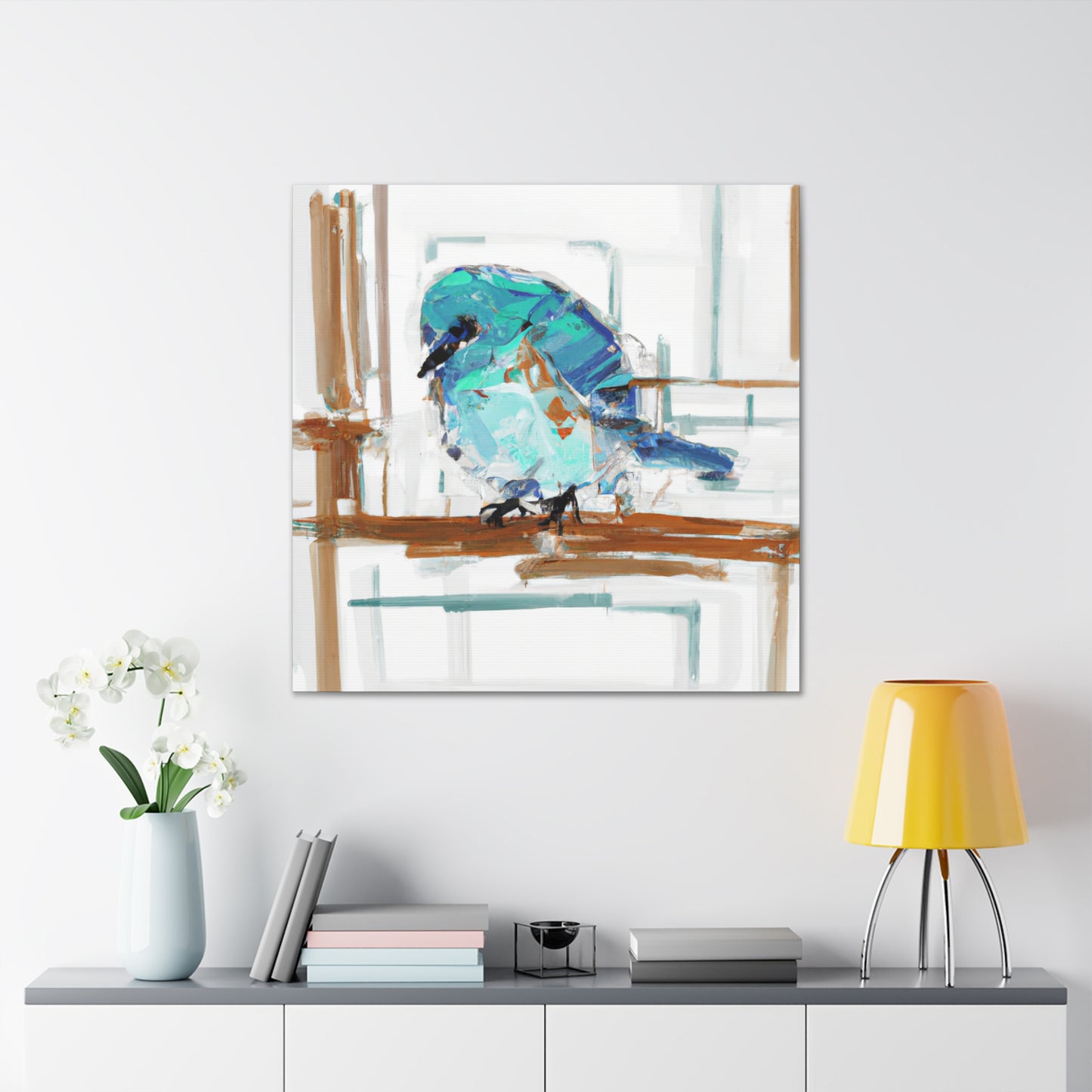 Bluebird in Expressionism - Canvas