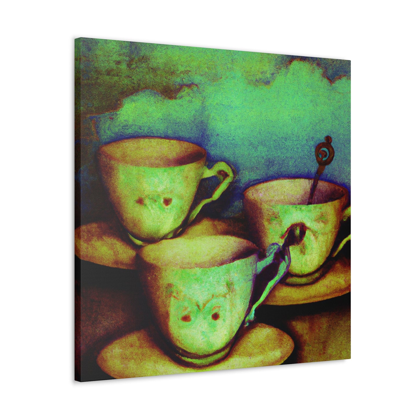 Tea Time Harmony. - Canvas