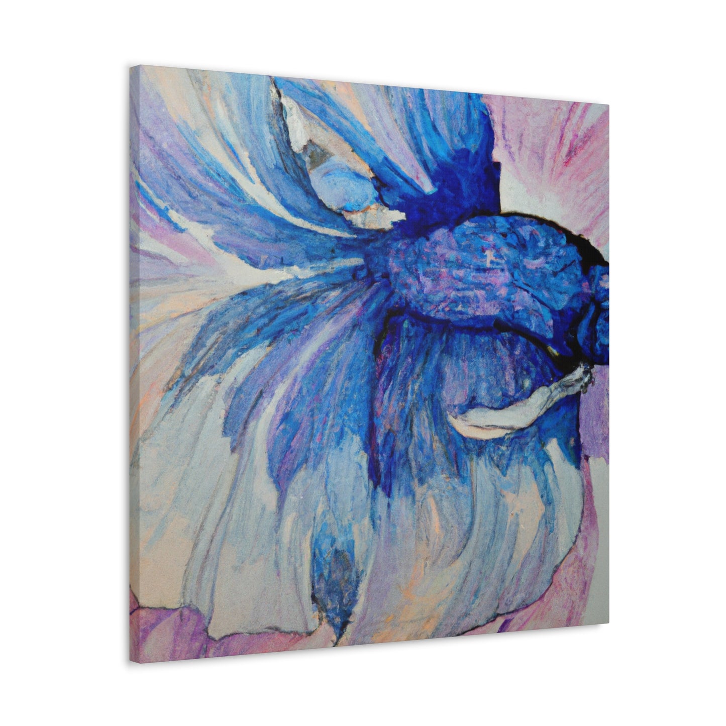 Betta Swimming Colors - Canvas