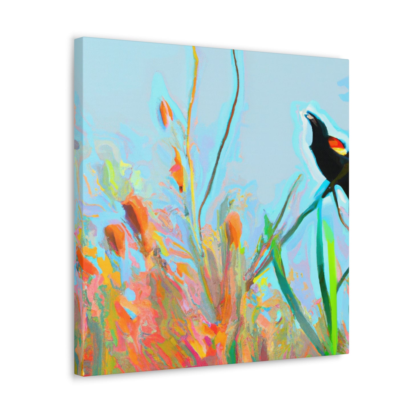 Red-Winged Blackbird Dance - Canvas