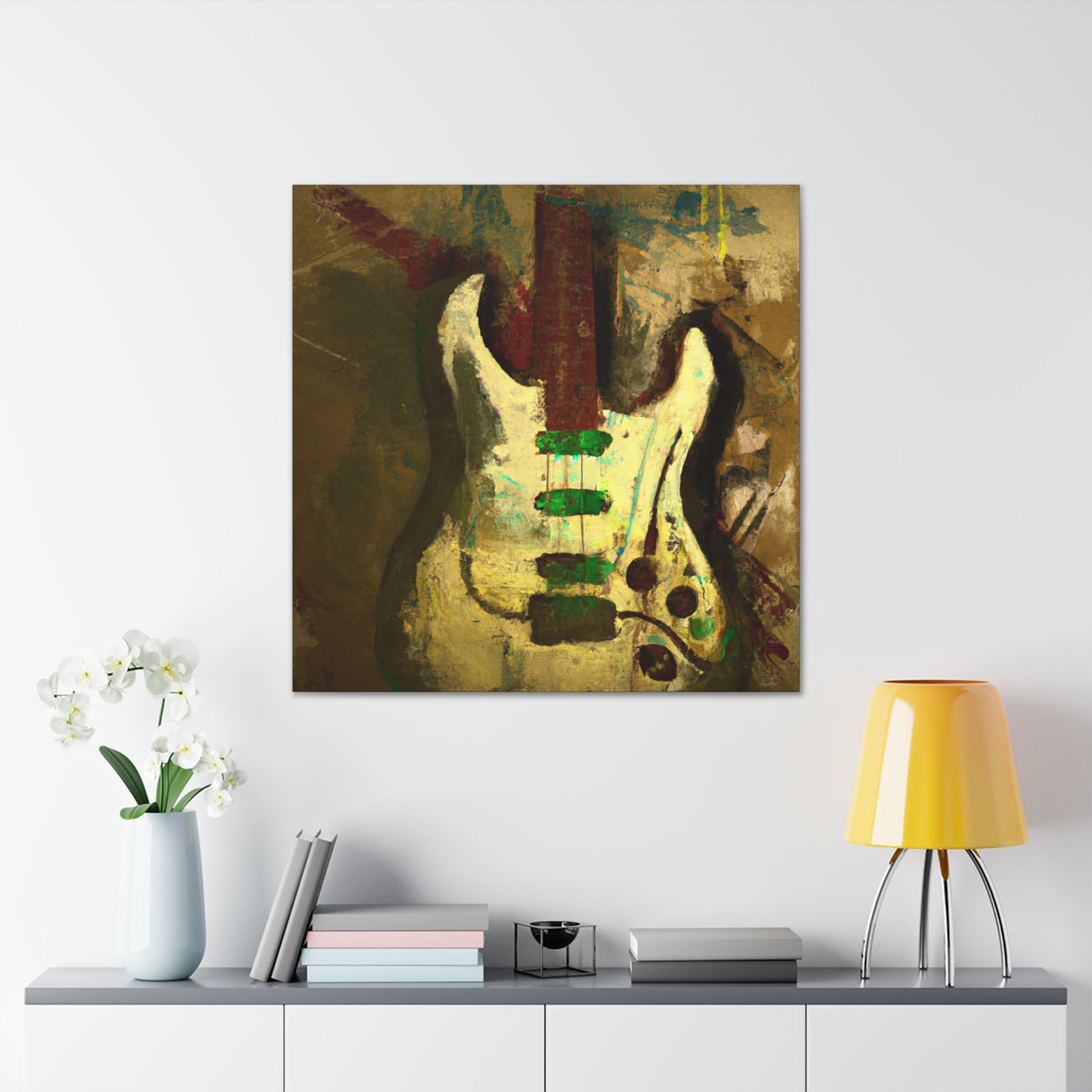 Electric Guitar Masterpiece - Canvas