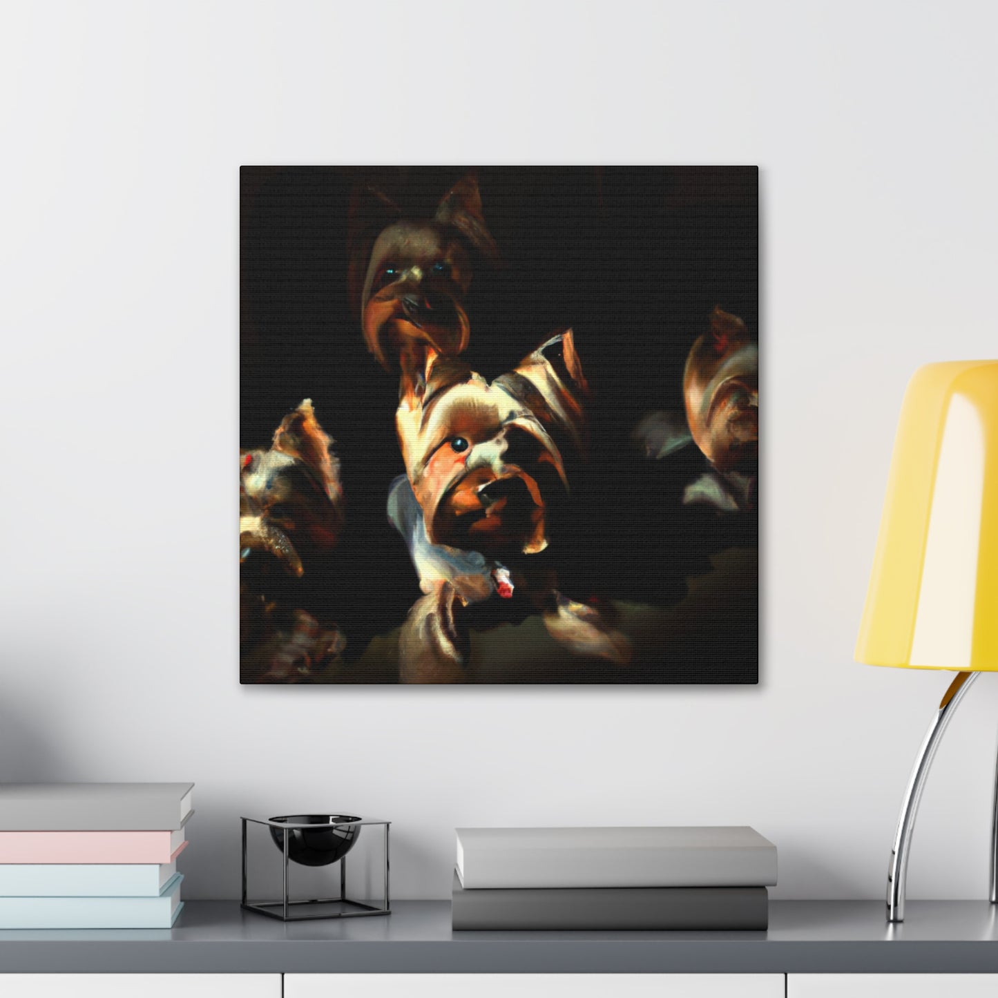 "Puppy in a Portal" - Canvas