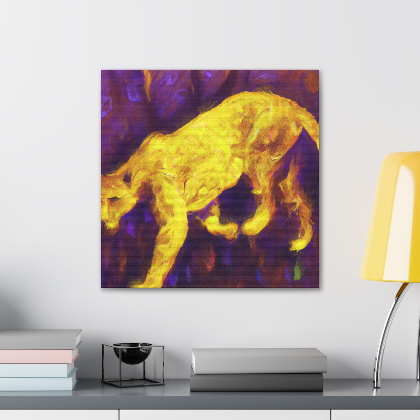 Leopard in Abstract Form - Canvas