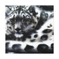 Snow Leopard Majesty - Canvas