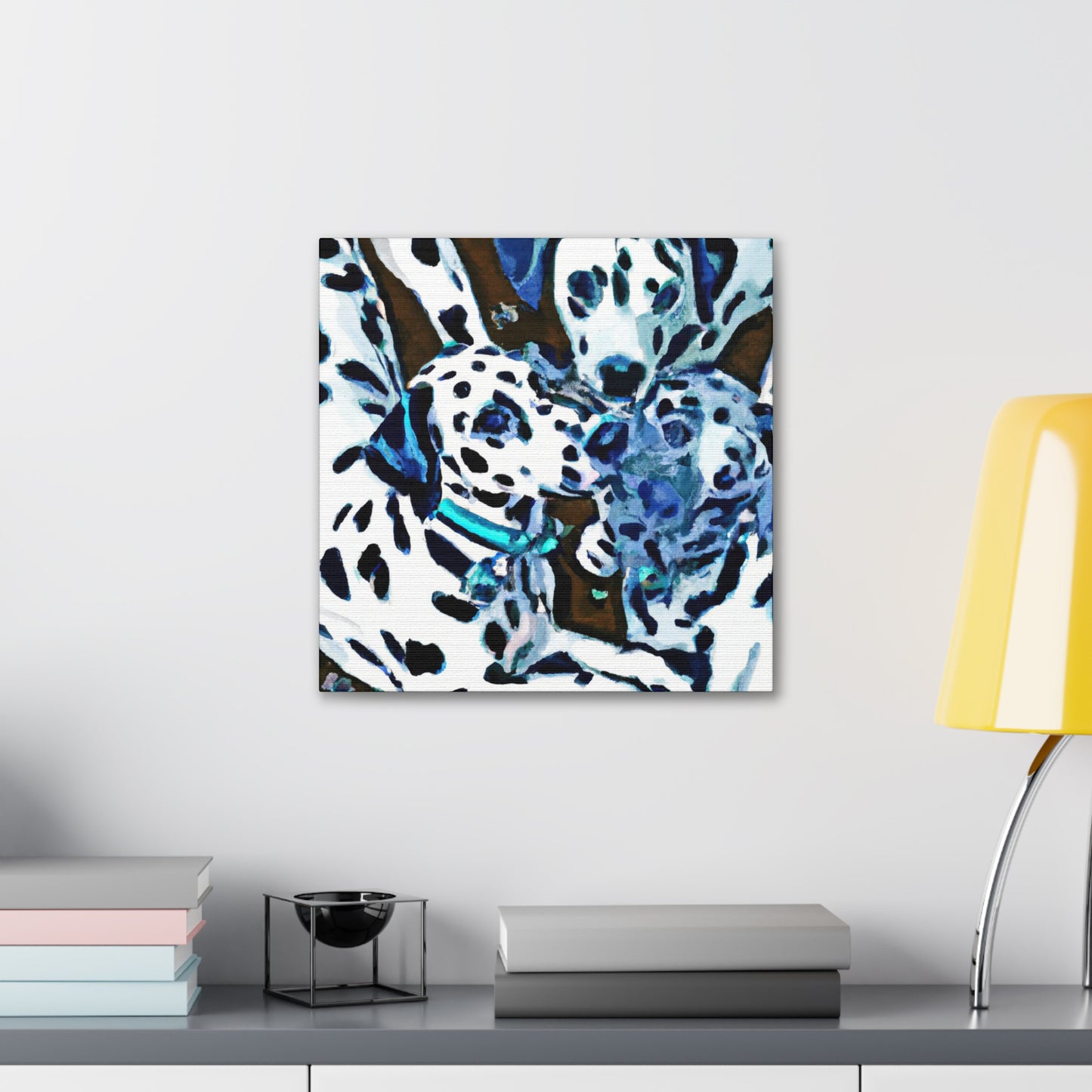 "Dalmatian Unleashed Energy" - Canvas