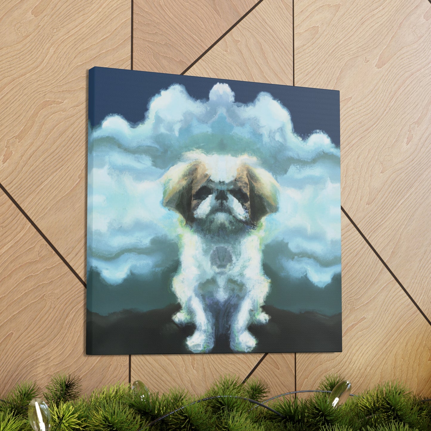 "Pekingese in Wonderland" - Canvas