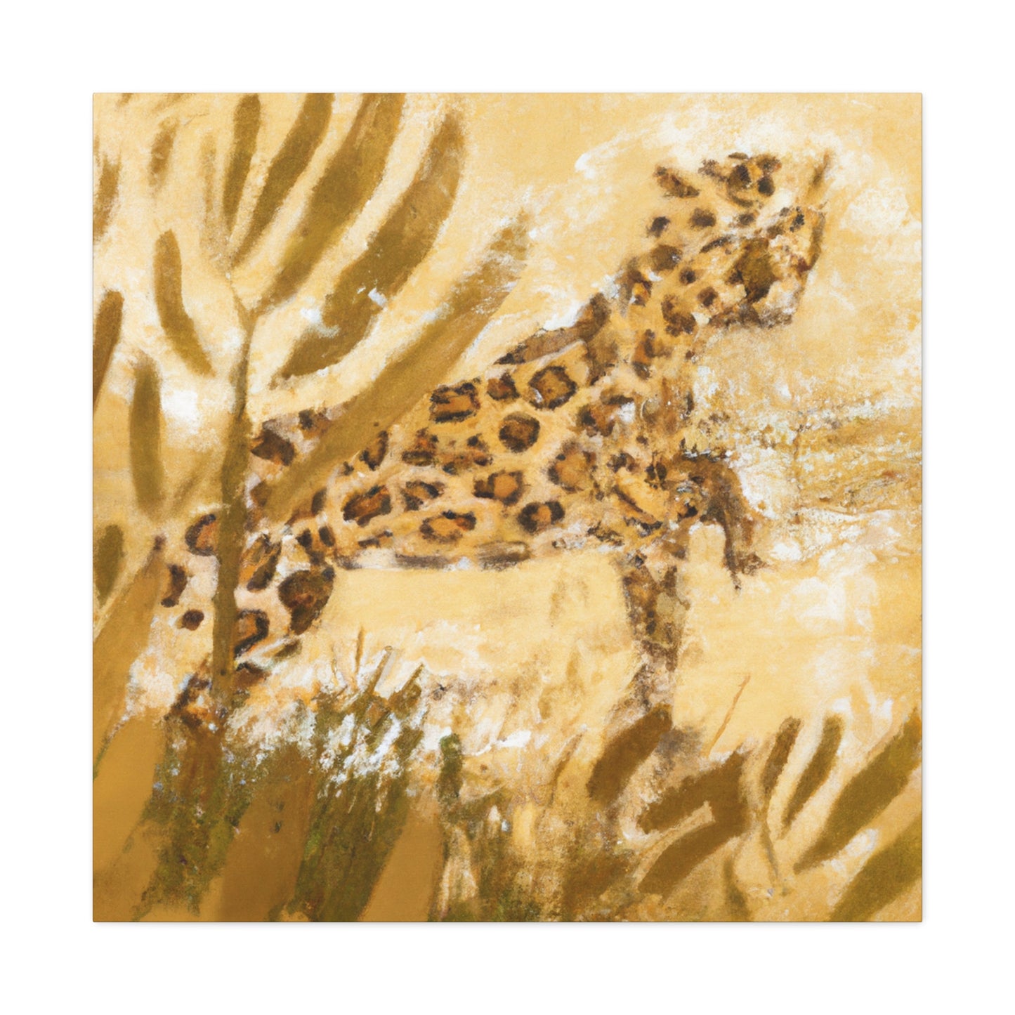 Leopard In Expressionism - Canvas