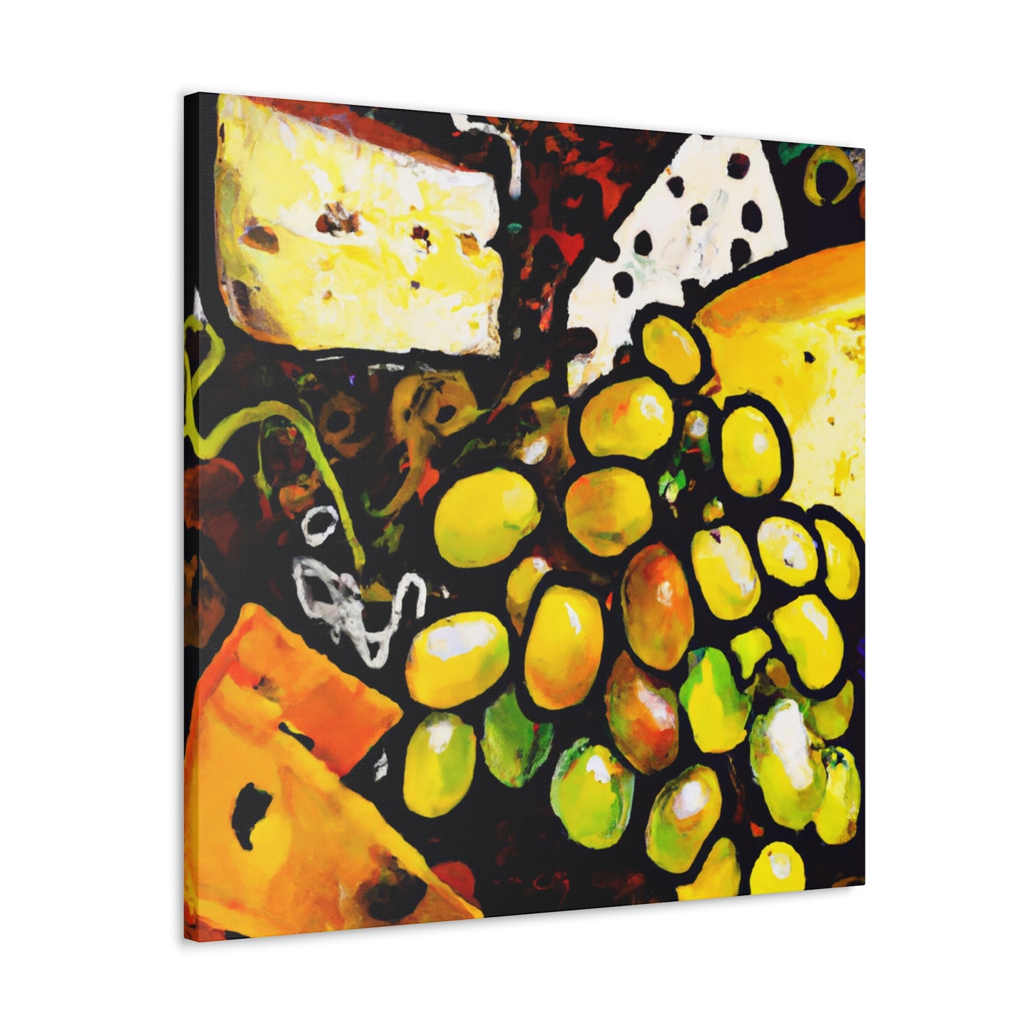 "Cheese and Grapes Melody" - Canvas