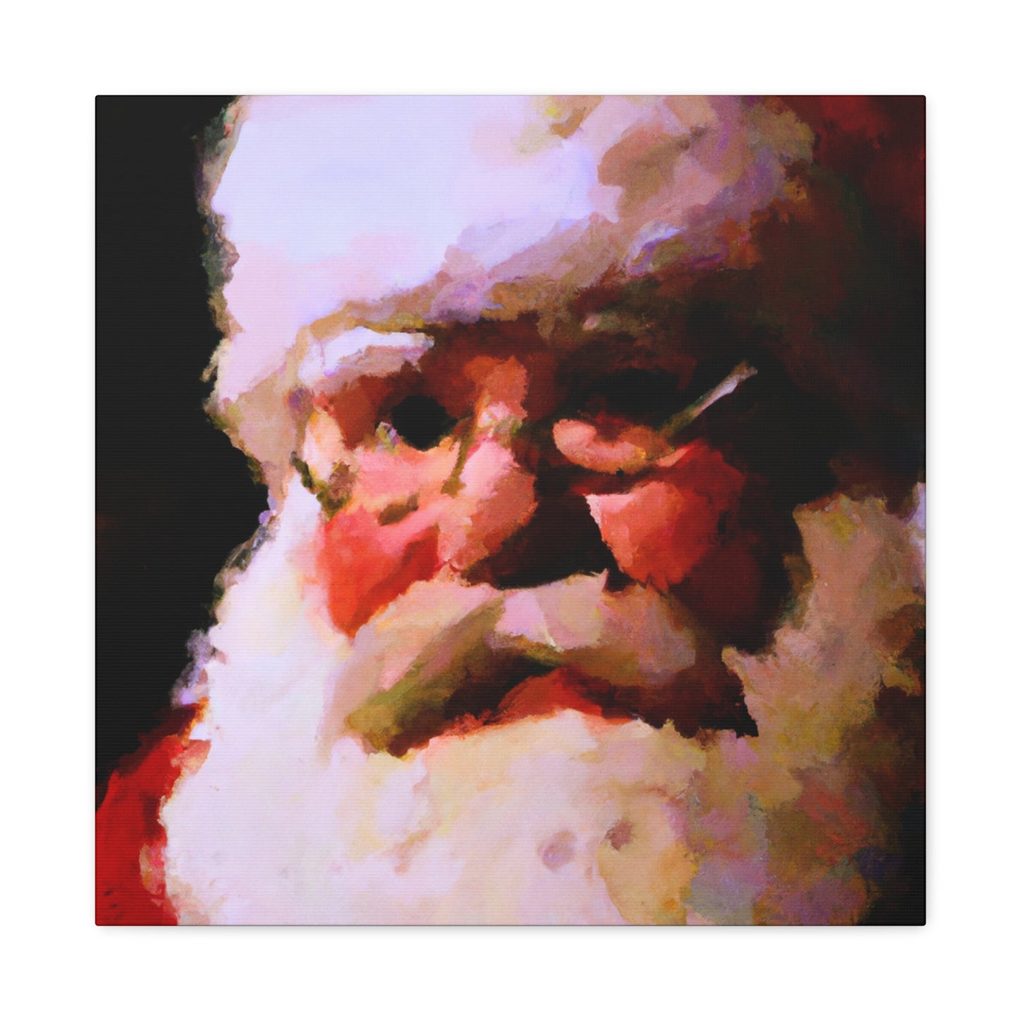 Santa's Holiday Sparkle - Canvas