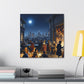 Exuberant Evening Festivities - Canvas