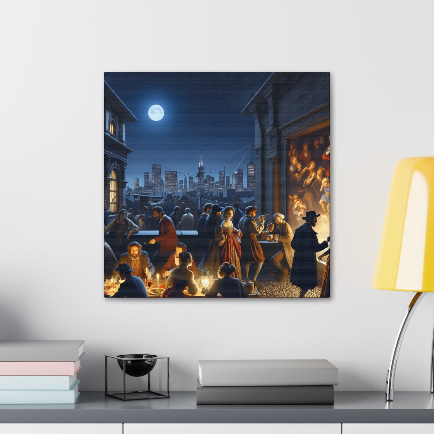 Exuberant Evening Festivities - Canvas