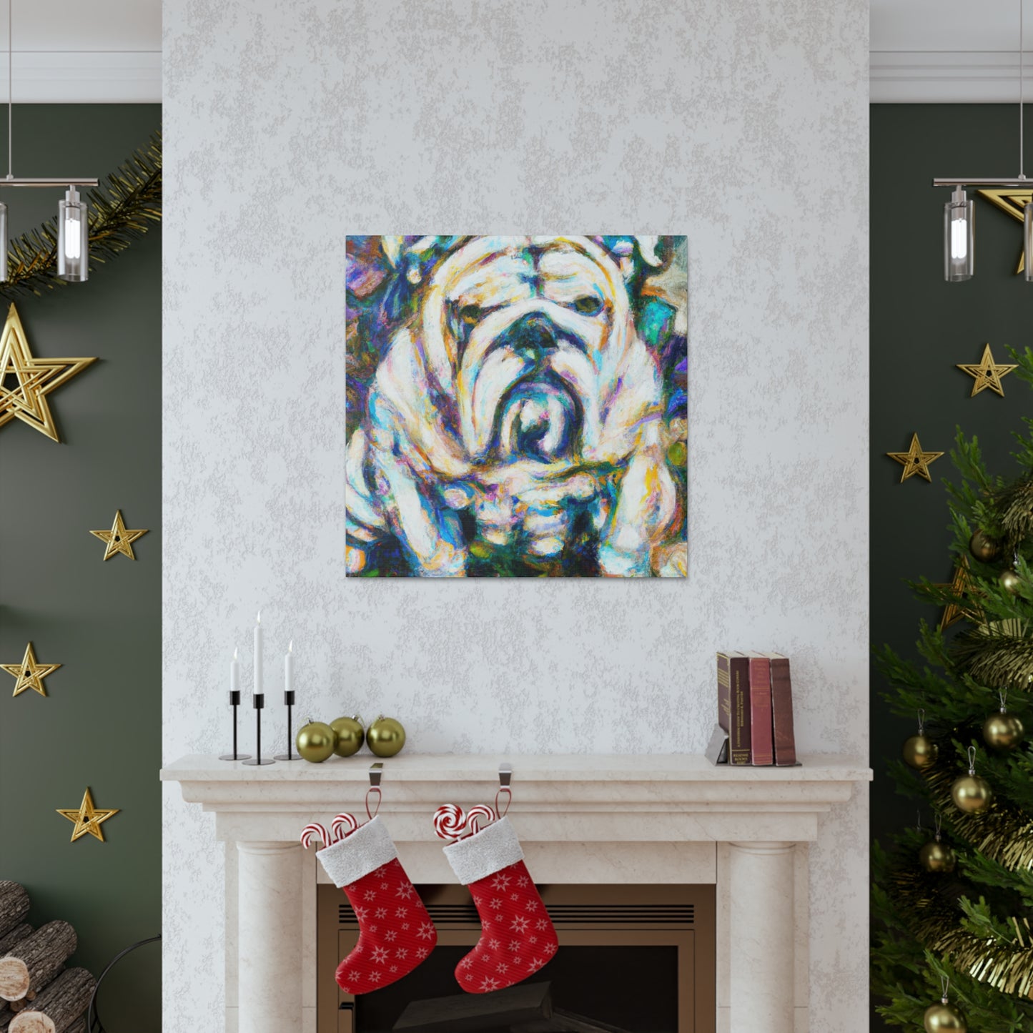 English Bulldog Impression - Canvas