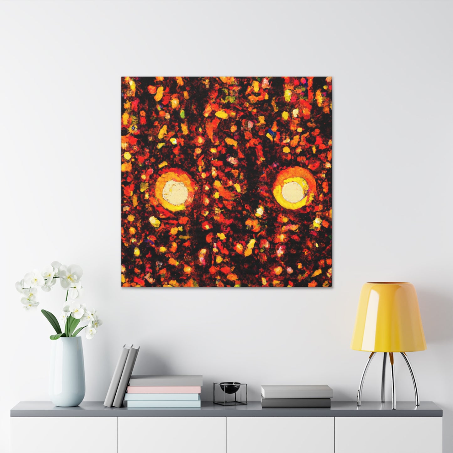 Christmas Lights Glow - Canvas