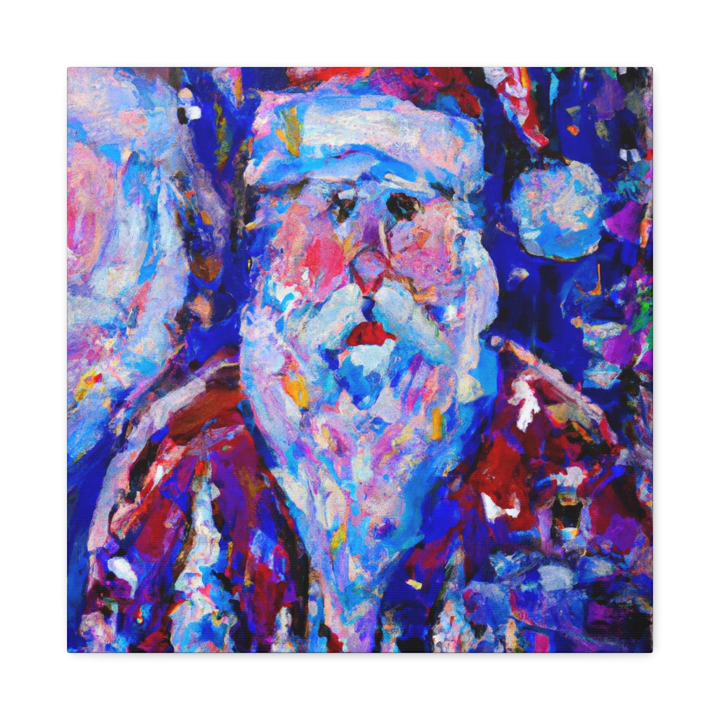 Santa's Raucous Ride - Canvas