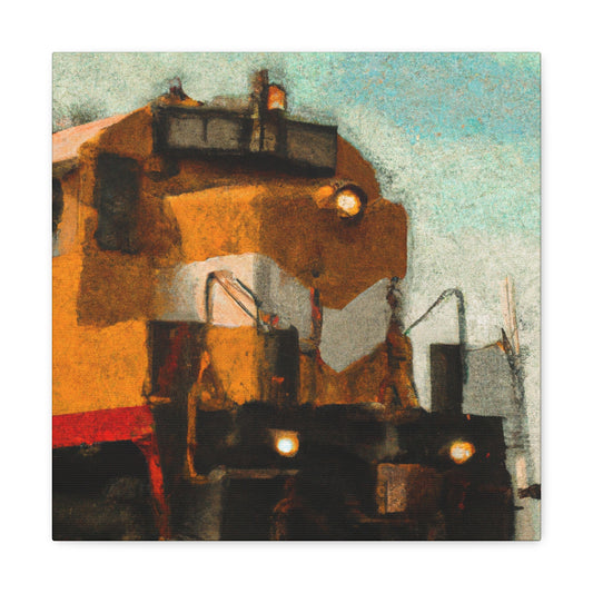 Ride the Railroad Tracks - Canvas