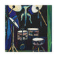 "Drumming the Nouveau Way" - Canvas