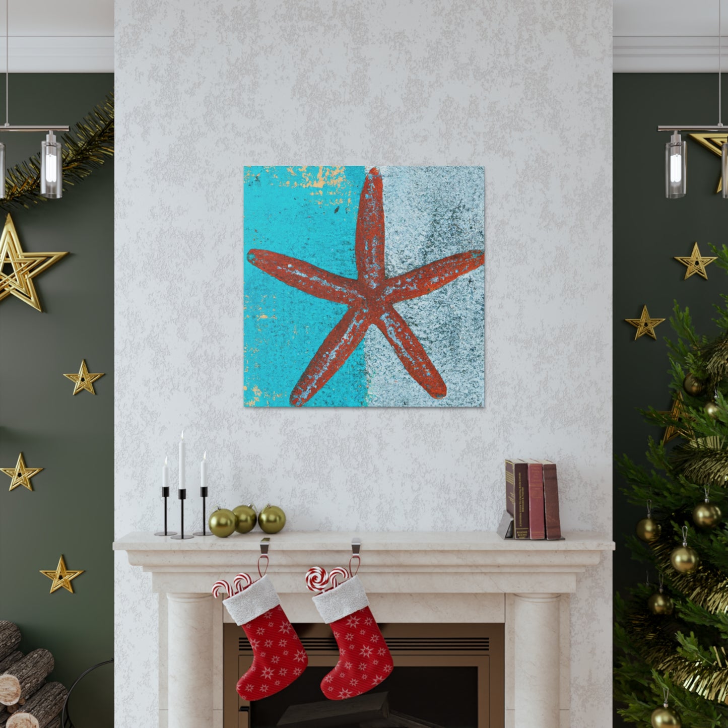 "Starfish on the Beach" - Canvas