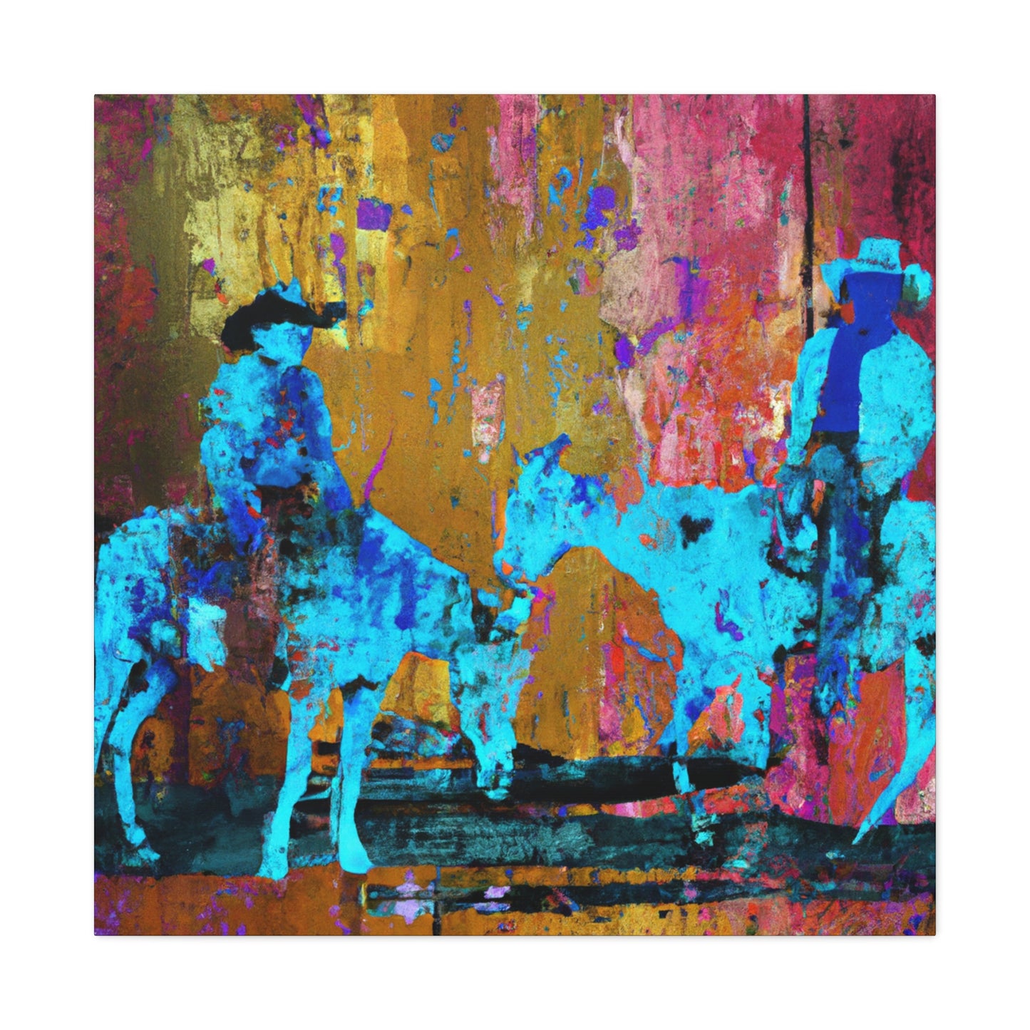 Stagecoach in Motion - Canvas