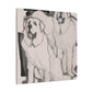 "Glorious Pyrenees Portrait" - Canvas