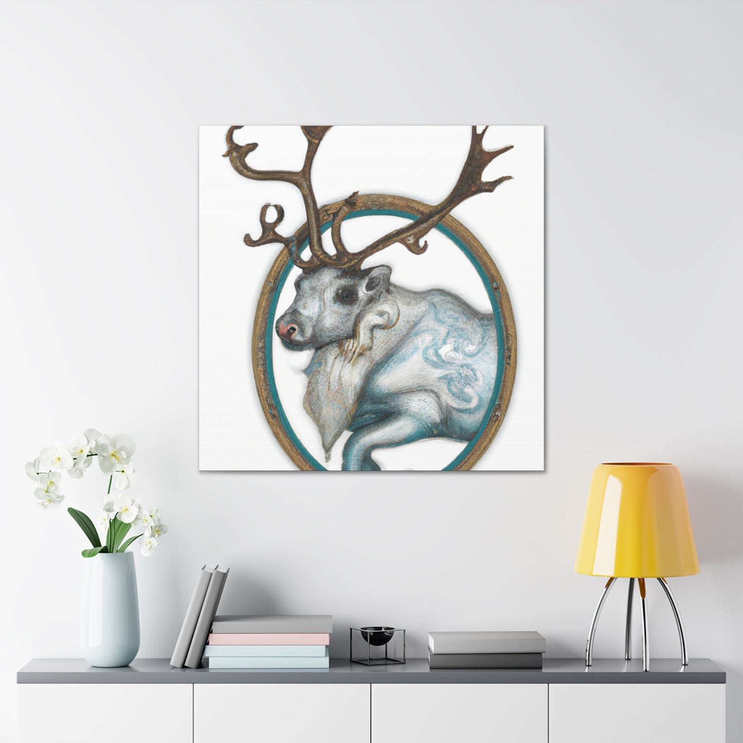 Reindeers of Renaissance - Canvas