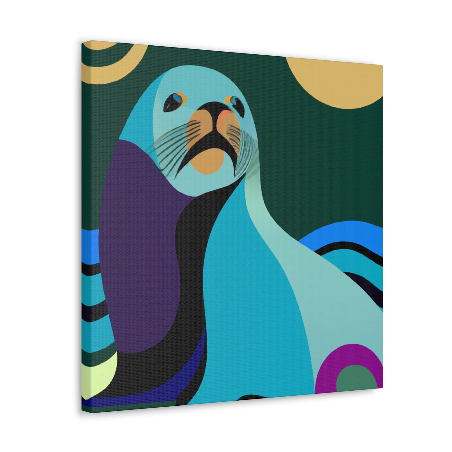 "Sea Lion in Jazz Age" - Canvas