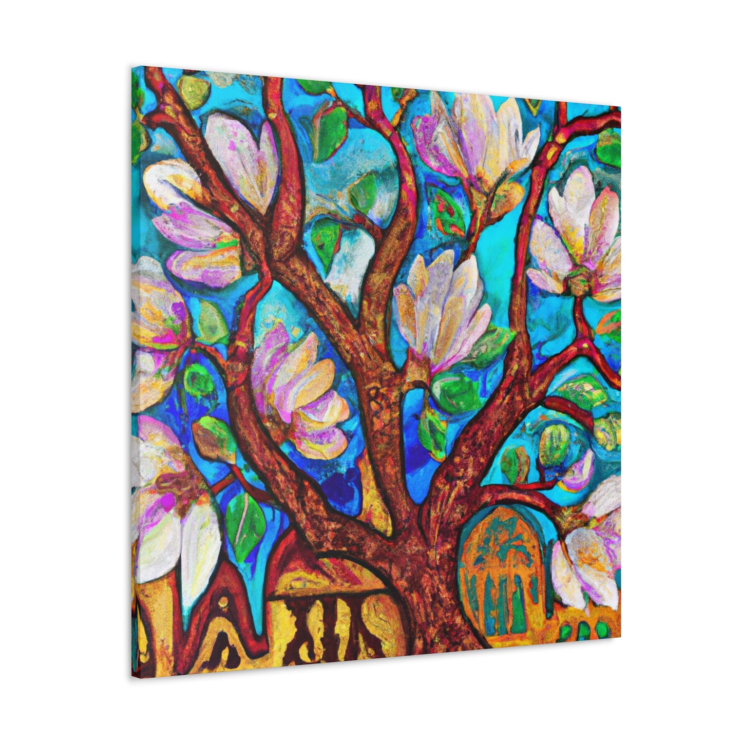 Magnolia Tree Splendor - Canvas