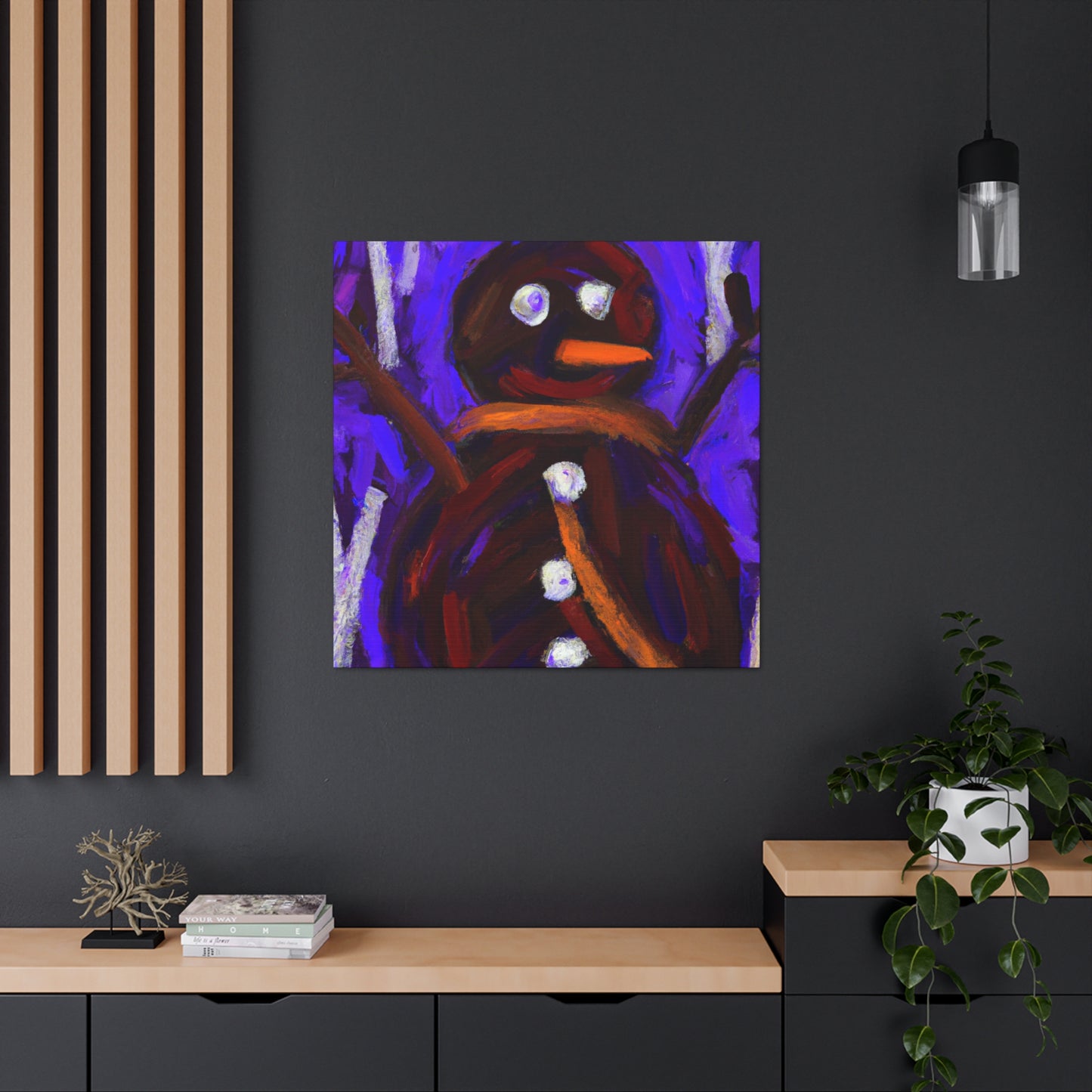 Frosty the Snowman. - Canvas