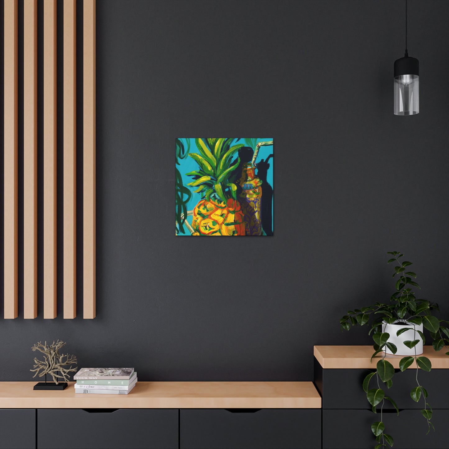 Pineapple in Neoclassicism - Canvas