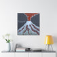 Volcano's Fiery Majesty - Canvas