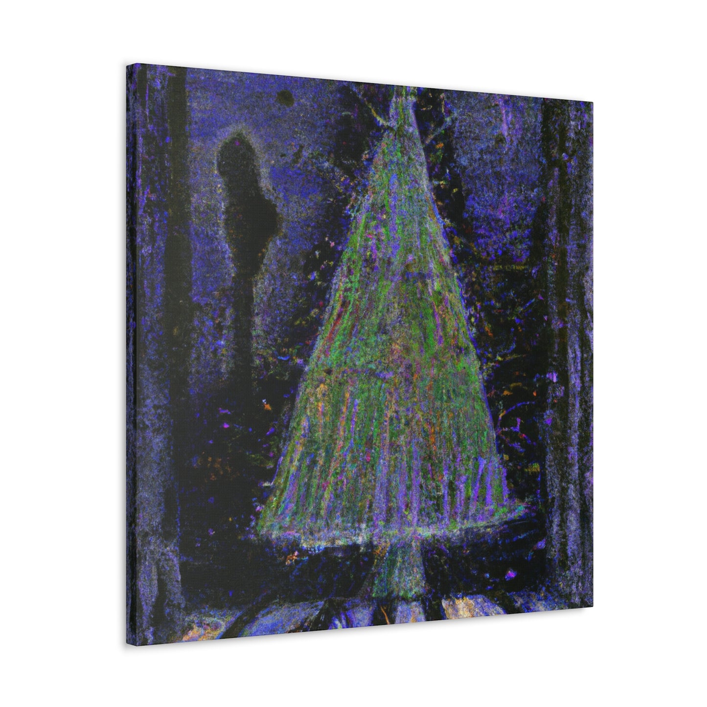 "Christmas Tree Musings" - Canvas