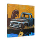 "Old Pickup Dreamscape" - Canvas