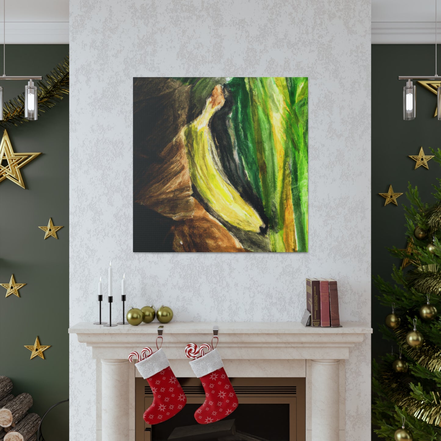 Bananna Garden Delight. - Canvas