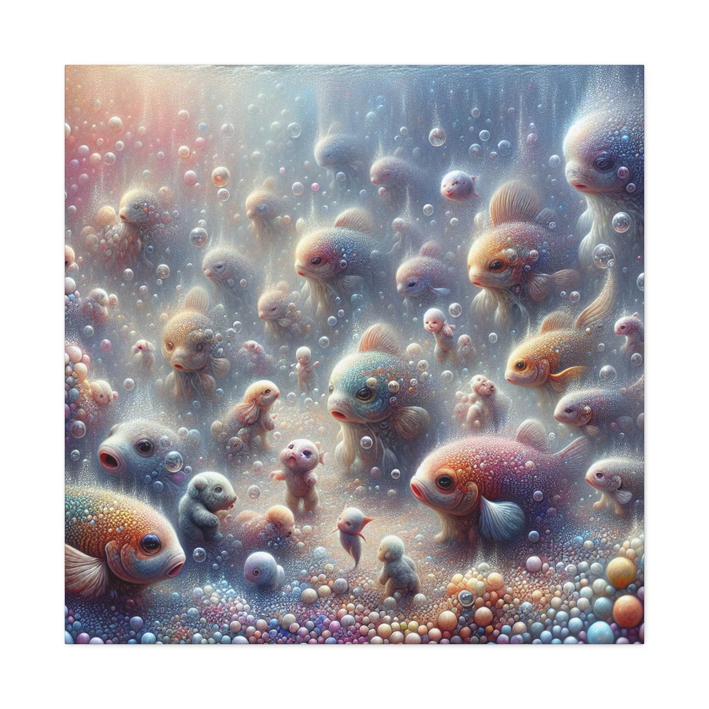 Aquatic Harmony Revolutionized - Canvas