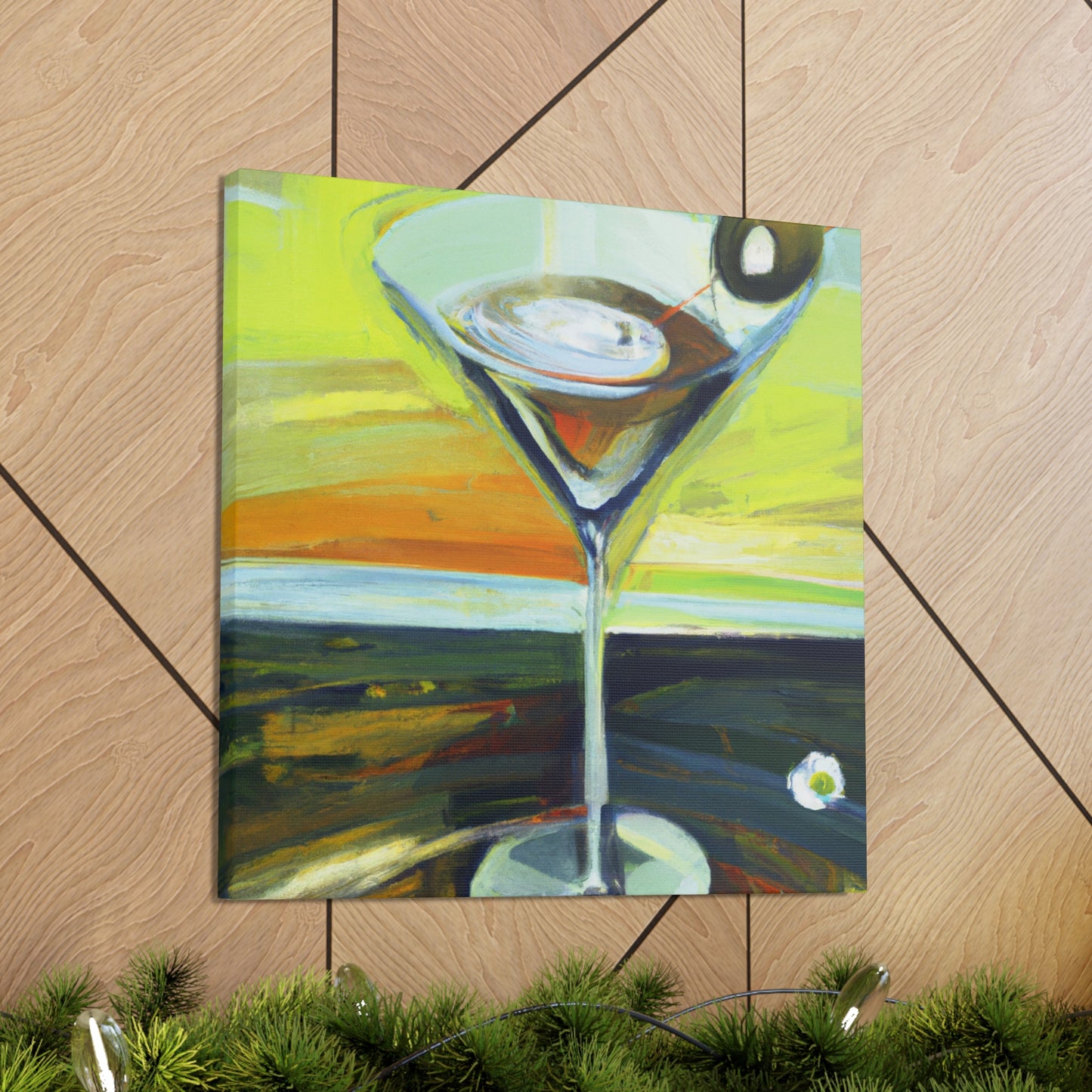 Martini Landscape Splendor - Canvas