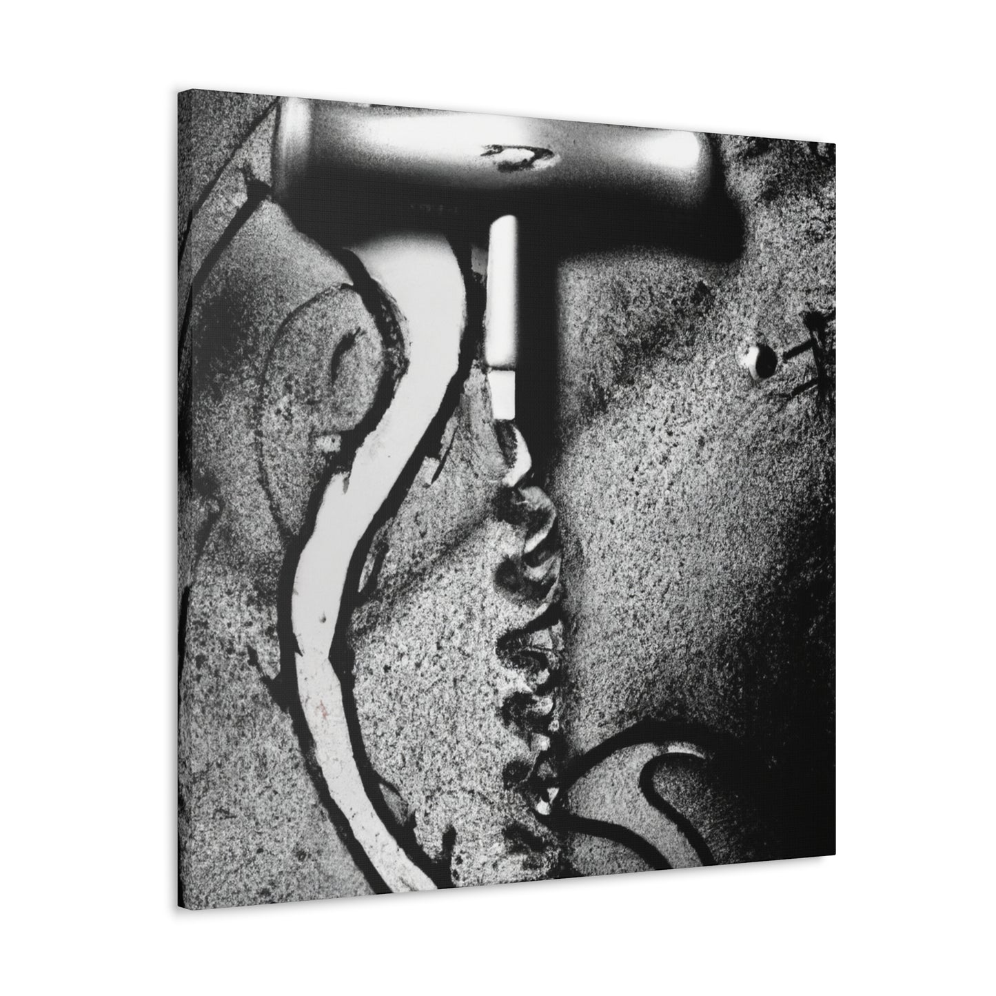 Corkscrew Curves Swirl - Canvas