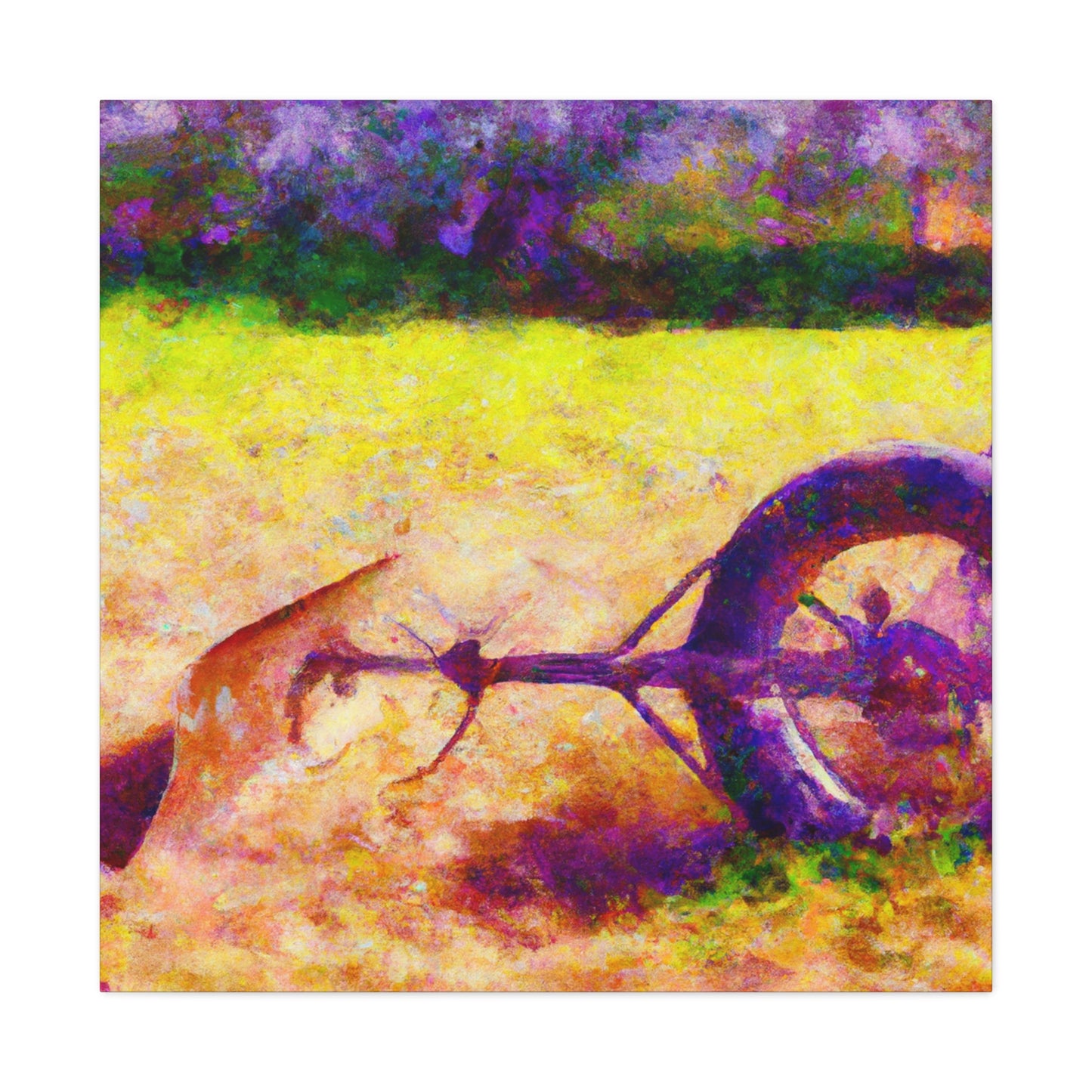 "Disc Harrow Impressionism" - Canvas