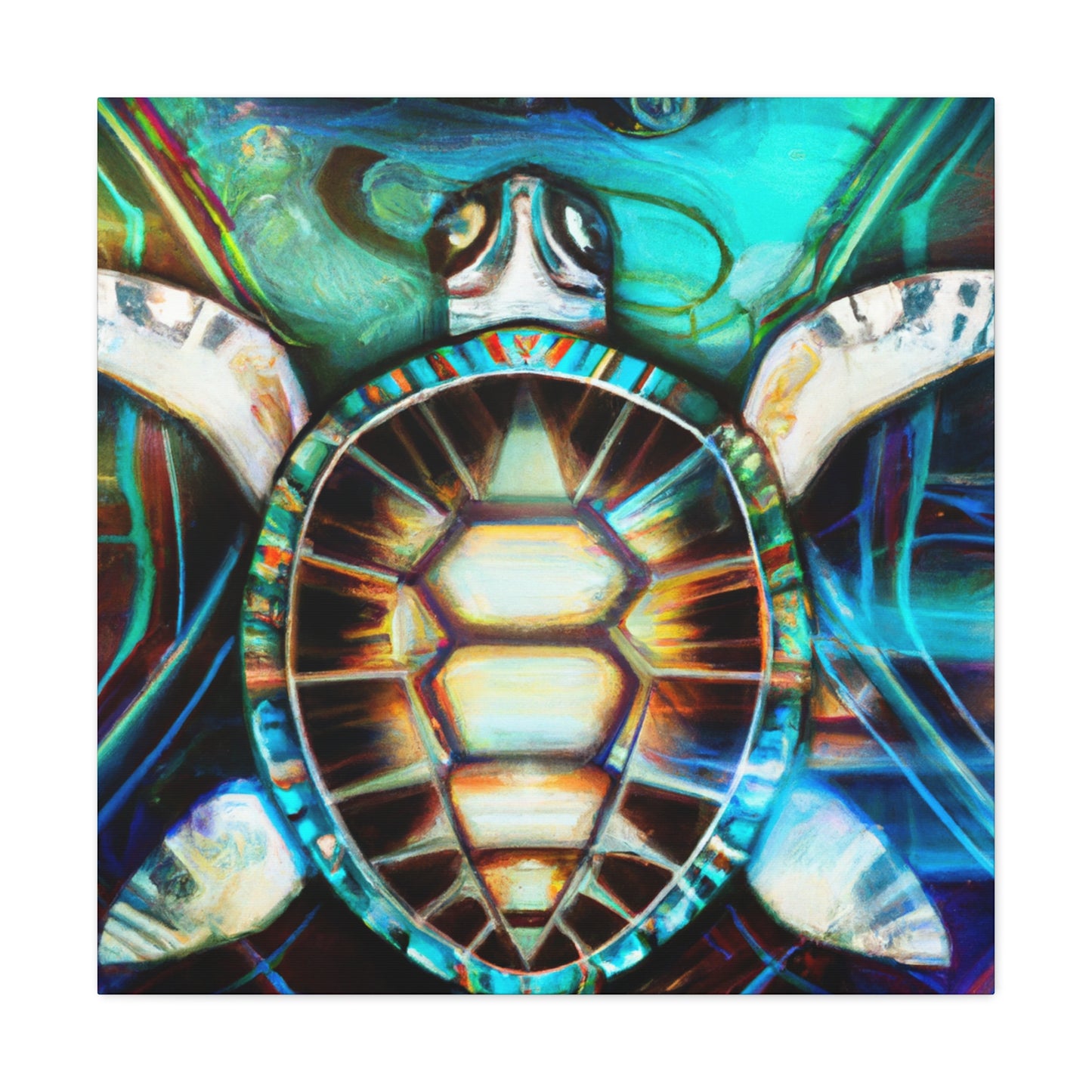 Sea Turtle Regalia. - Canvas