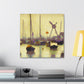 "Harbor at Sunrise Scene" - Canvas