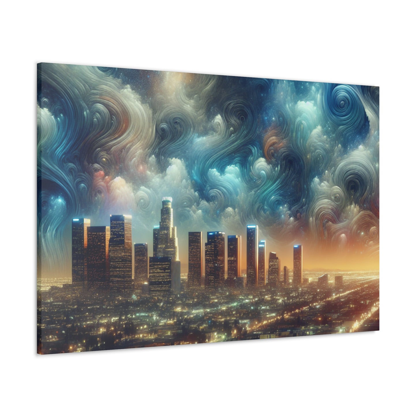 "Luminous City Dreams" - Canvas