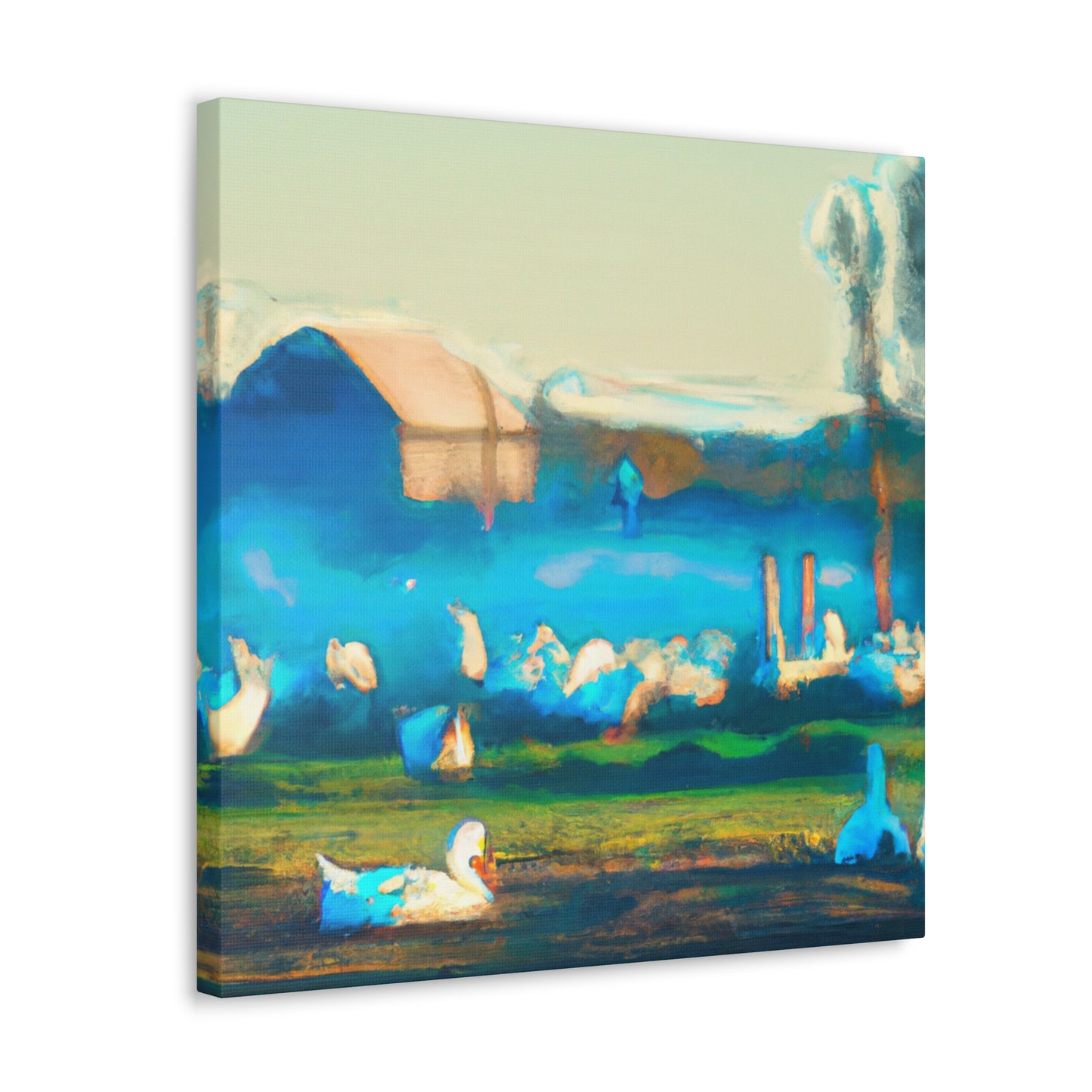 DUCK Illuminated Sunrise - Canvas