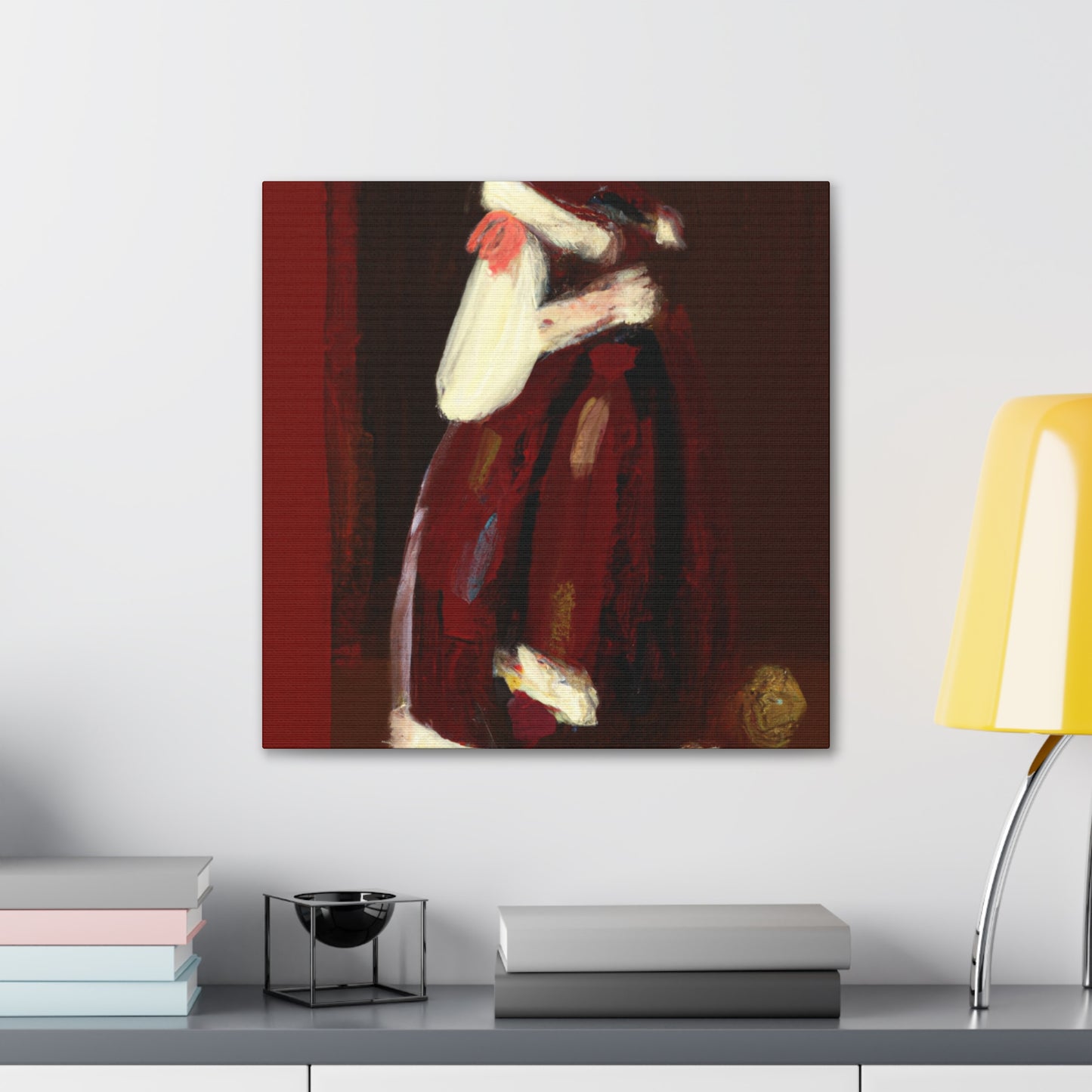 Santa's Simple Smile - Canvas