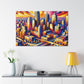 "Enigmatic Urban Dreamscape" - Canvas