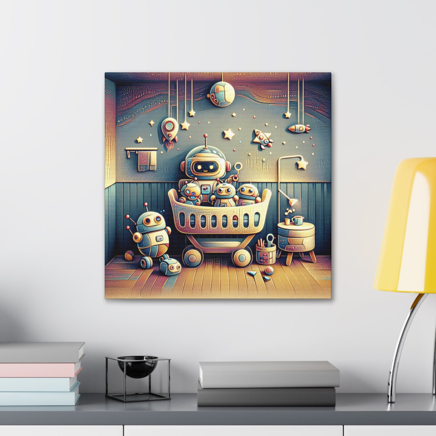 Robotic Cosmos Journey - Canvas