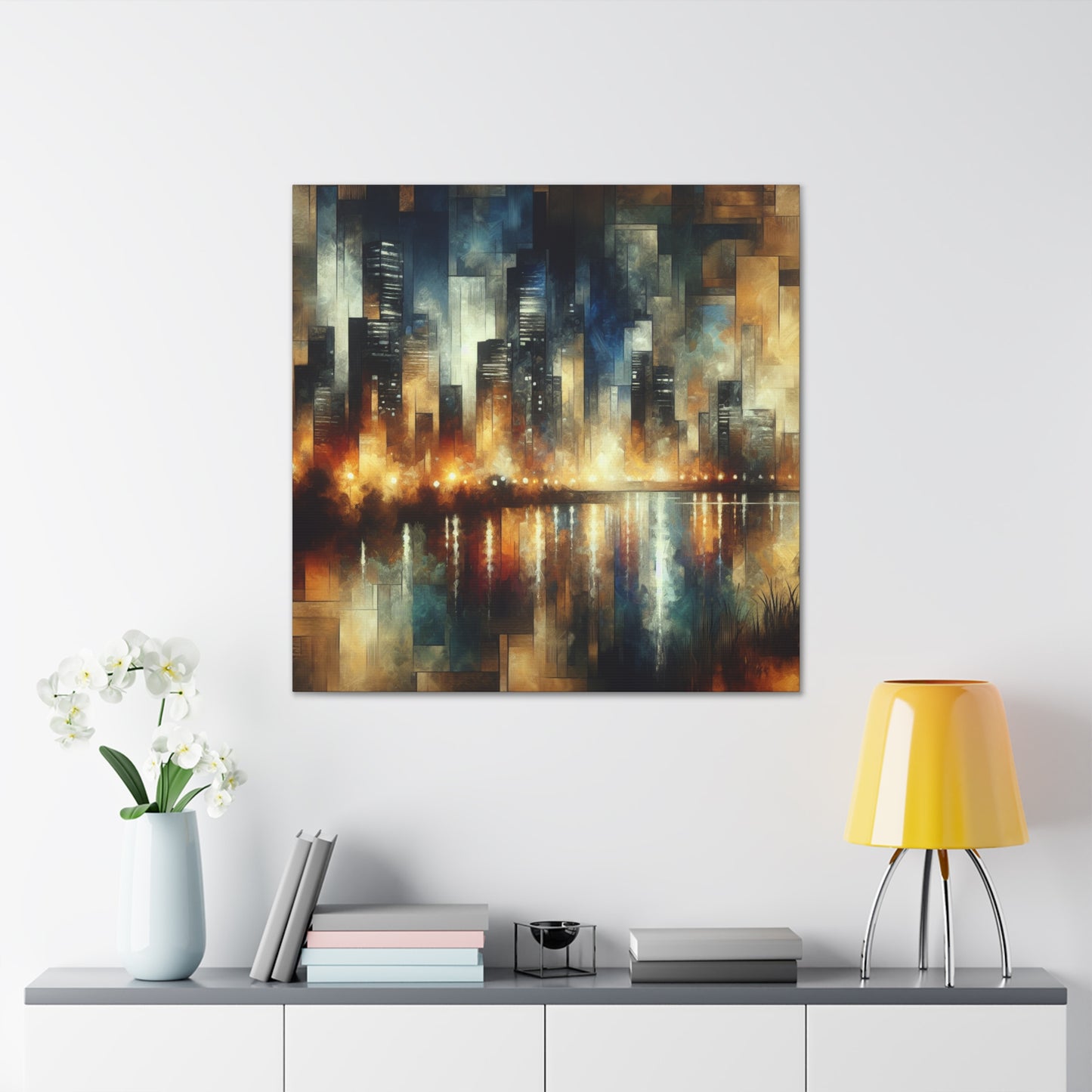 "Midnight Metropolis Movement" - Canvas