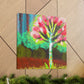 "Dogwood at Dusk Sky" - Canvas