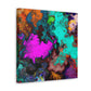 Radiating Hues Melody - Canvas