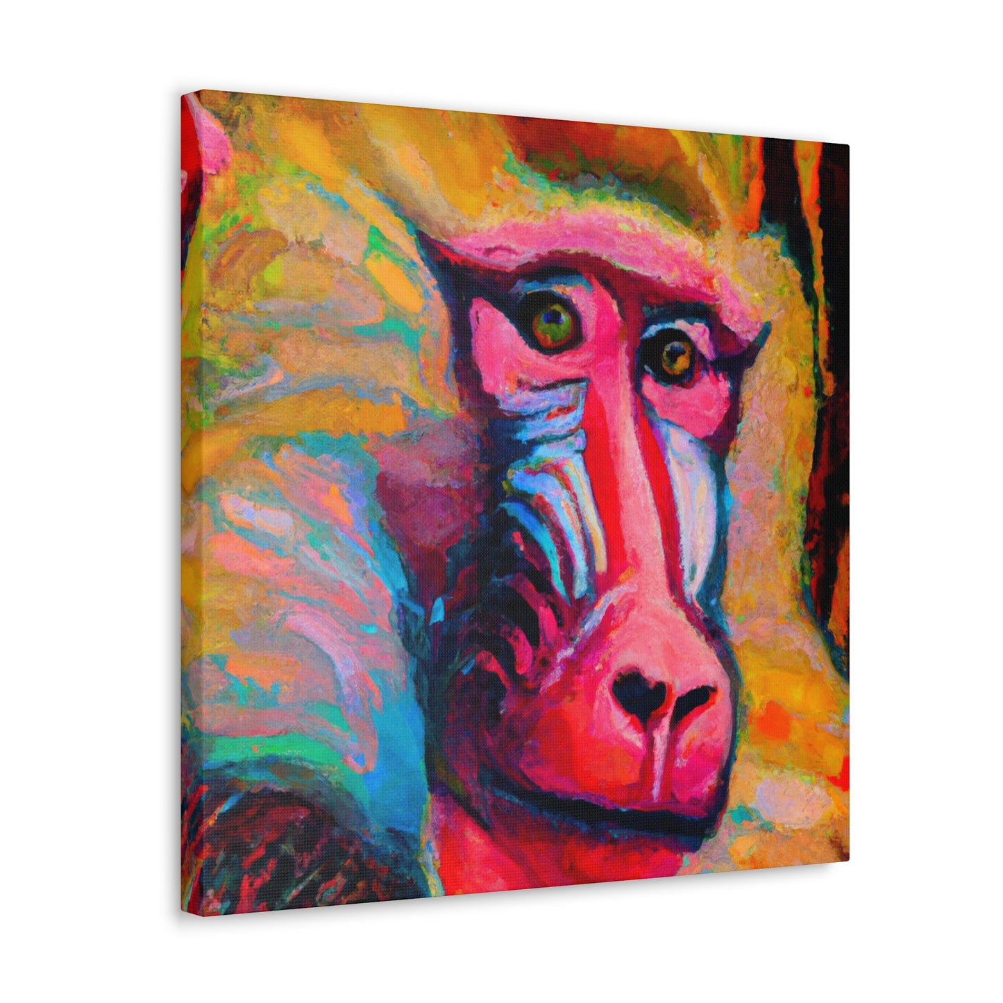 "Baboon's Street Play" - Canvas