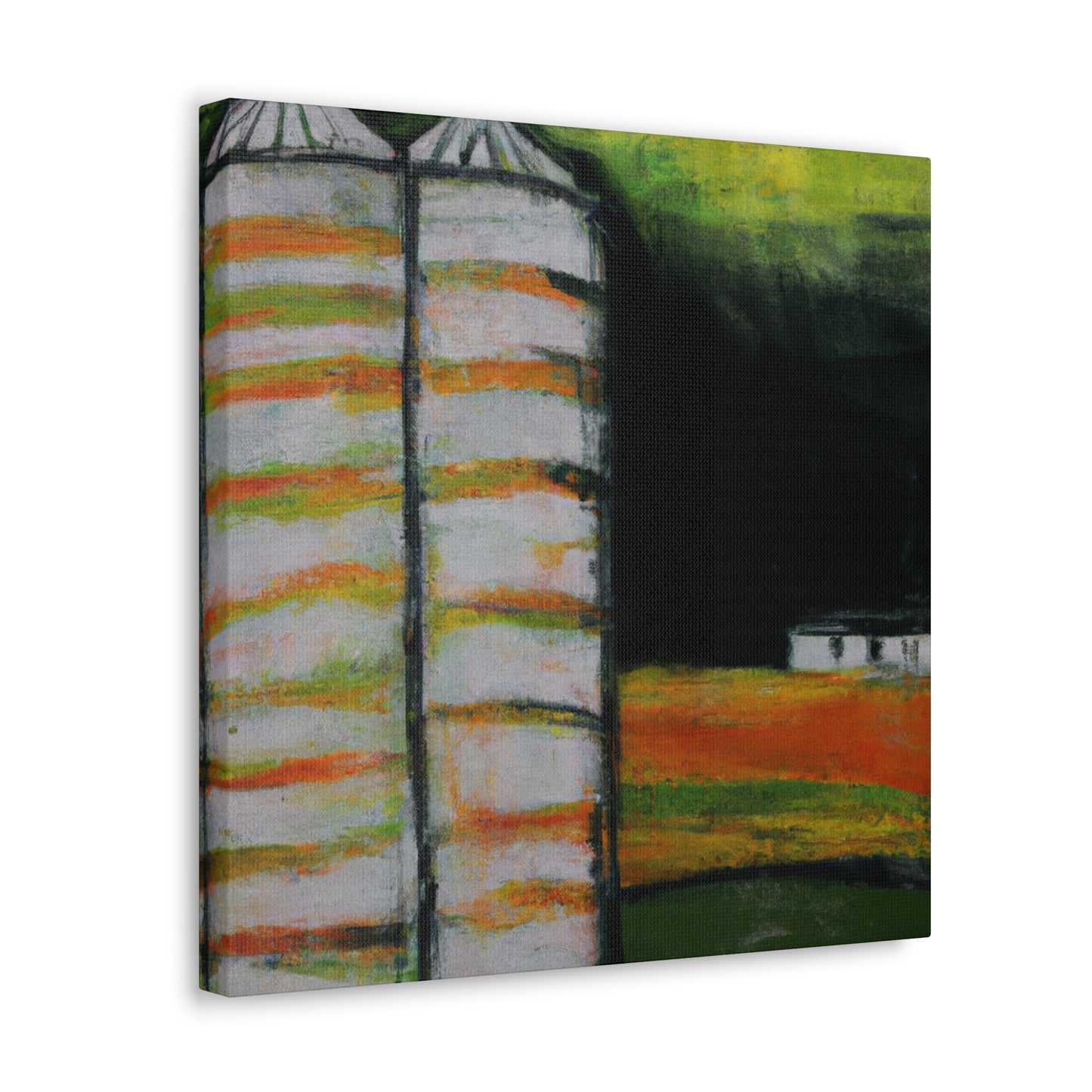 Silo in the Fields - Canvas