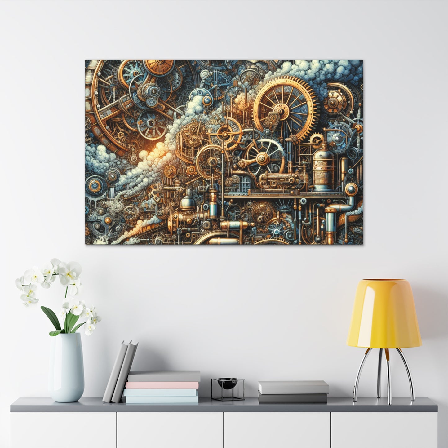 "Gears of Time’s Elixir" - Canvas