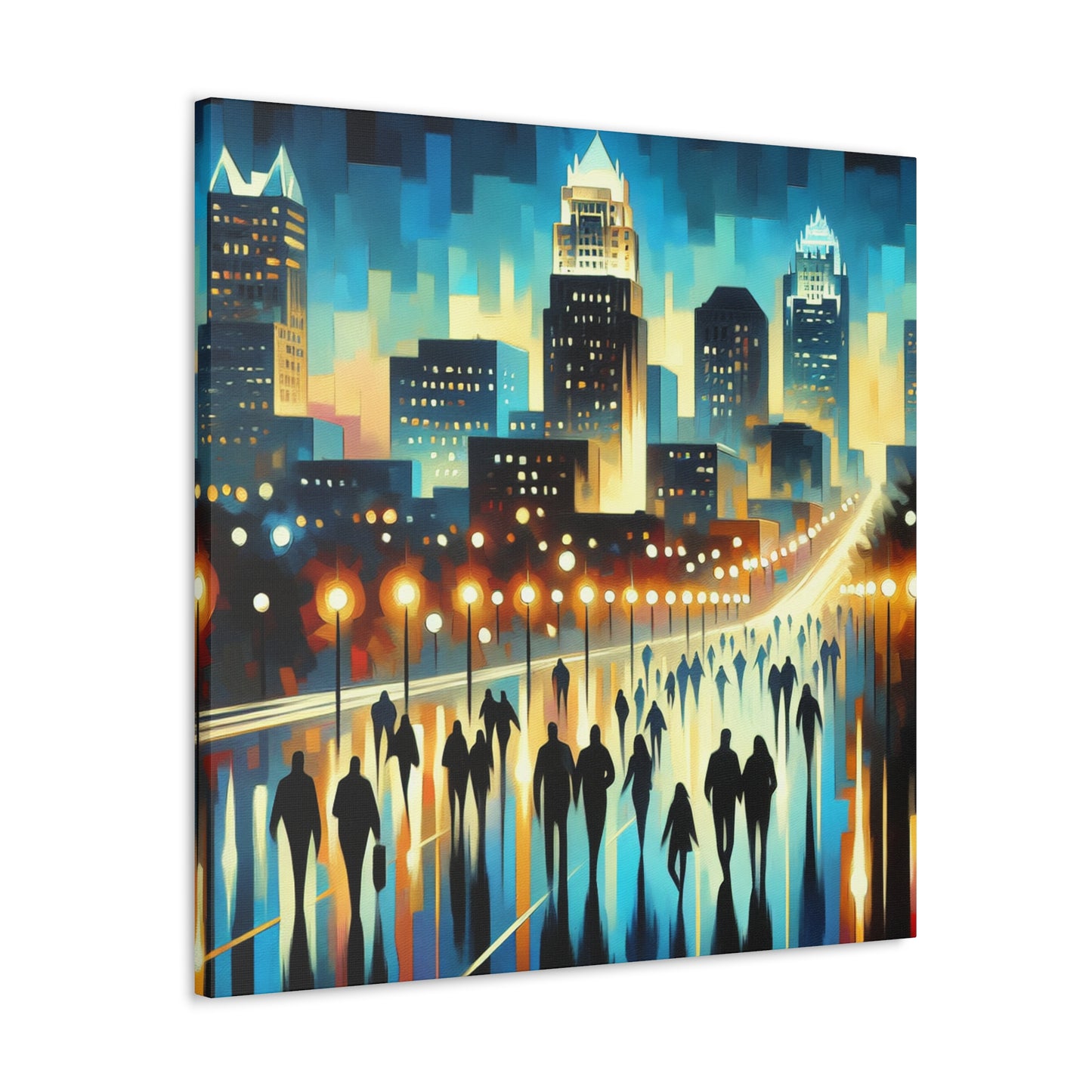 Rhythmic Raleigh Reverie - Canvas